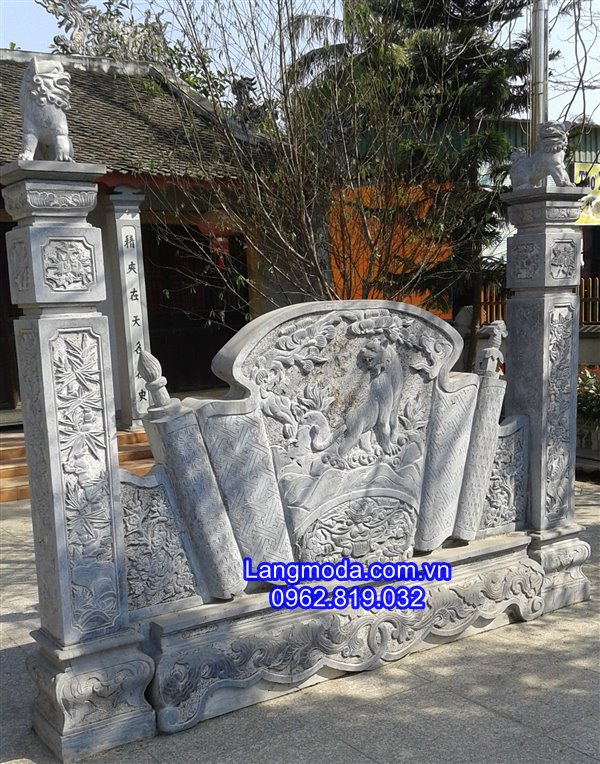 Bình phong đá, bình phong bằng đá