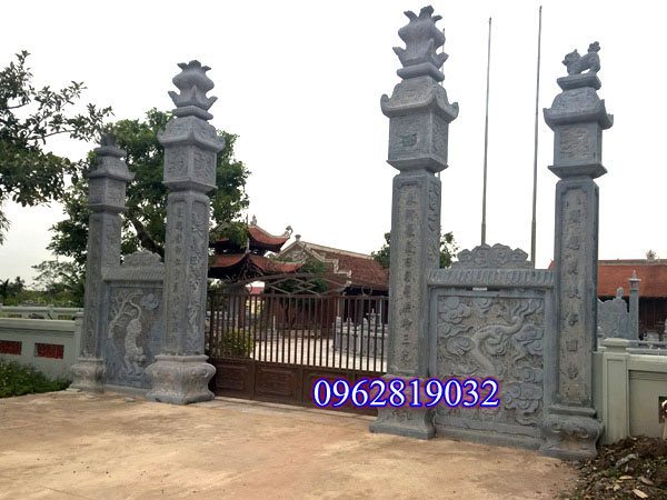 Cổng tam quan đá 02, Cổng tam quan đẹp, Mẫu cổng tam quan đẹp, Cổng đá đẹp,;