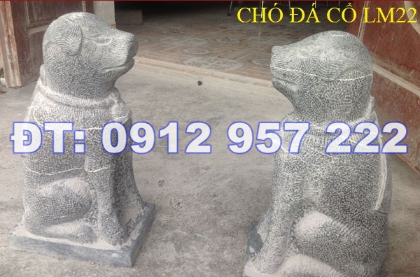  28 mẫu tượng con chó đá cổ trong phong thủy đẹp thuần Việt giá rẻ