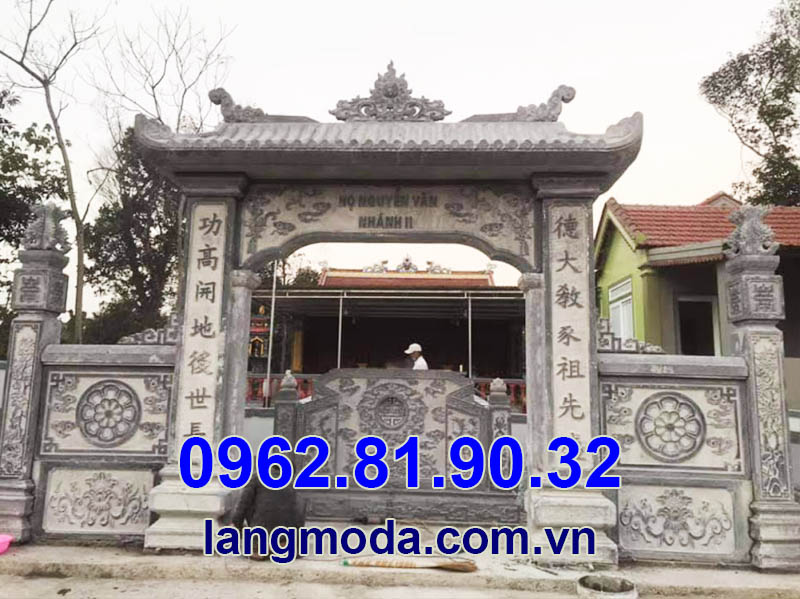 Địa chỉ chế tác cổng đá tại Hà Nội