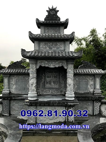 Lăng thờ chung bằng đá tại Thái Bình - Am thờ đá- Miếu thờ thần linh lăng mộ Thái Bình