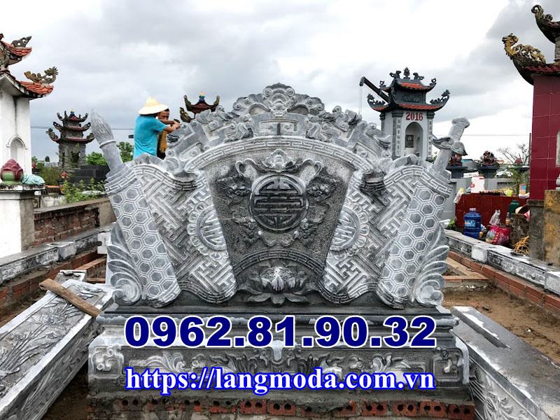 Cuốn thư đá lăng mộ tại Thái Bình, Bình phong lăng mộ tại Thái Bình 