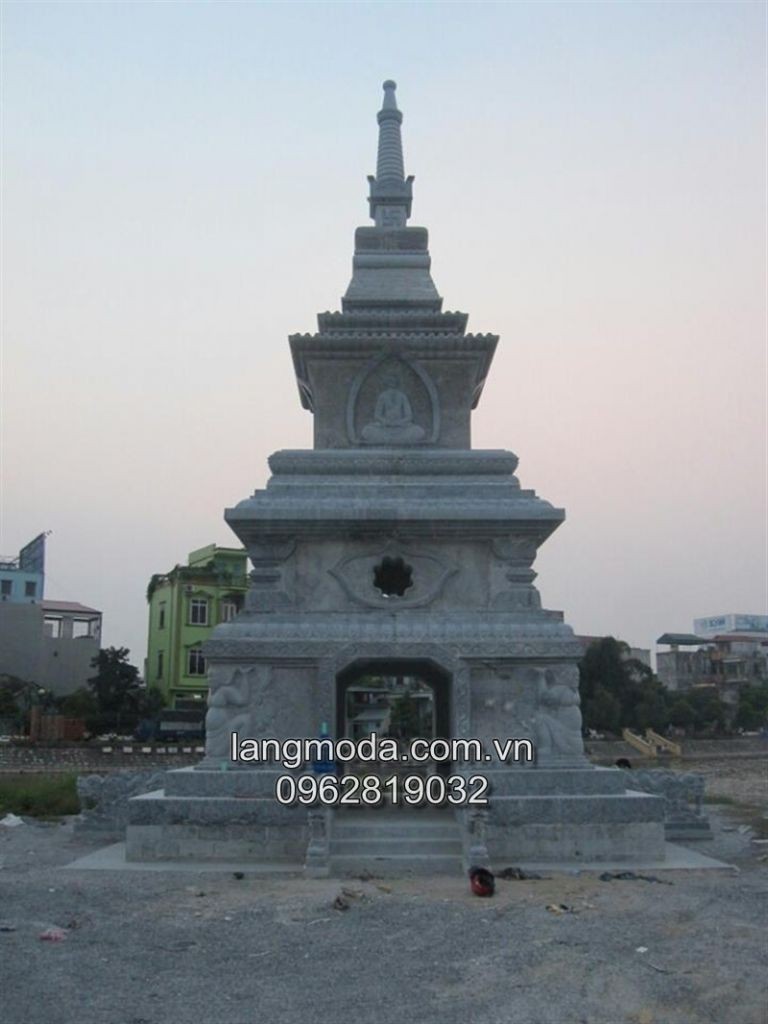 Mẫu mộ đẹp, tháp mộ đá, Một số mẫu lăng mộ đá tháp đẹp tại chùa