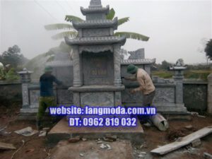 Xây dựng lăng mộ đá tại đền Đô Bắc Ninh