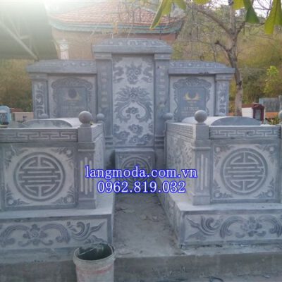 Mẫu xây mộ đôi đẹp, xây mộ đôi đẹp