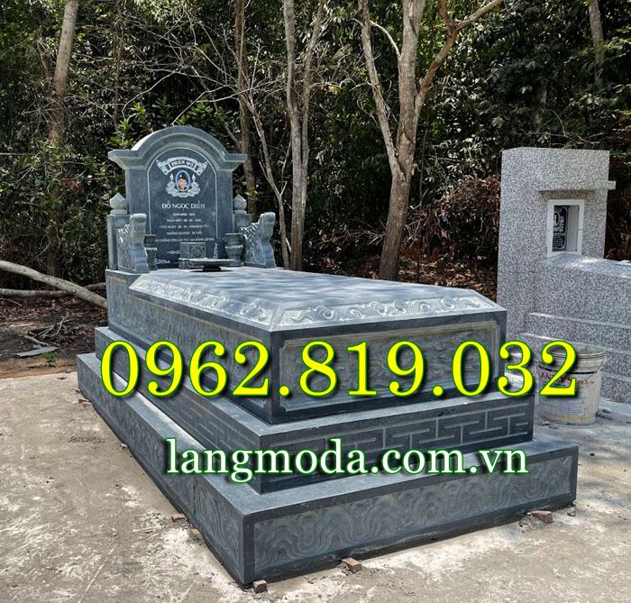 Mẫu mộ đẹp đơn giản phong cách hiện đại ít hoa văn