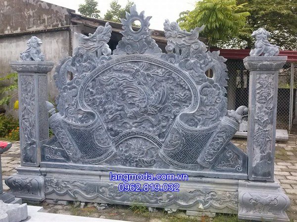 Mẫu cuốn thư đá đẹp