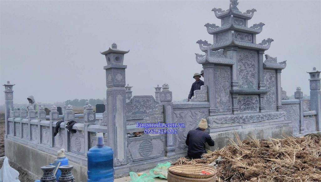 Hình ảnh khu lăng mộ đá đẹp Hưng Yên Lắp đặt lăng mộ đá taị Hưng Yên