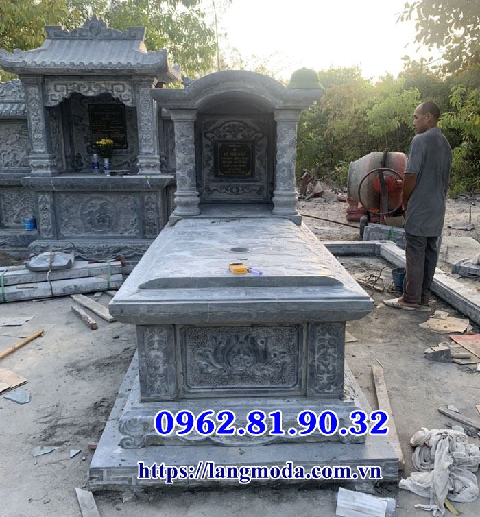 Mẫu mộ không mái đẹp bán tại Hưng Yên