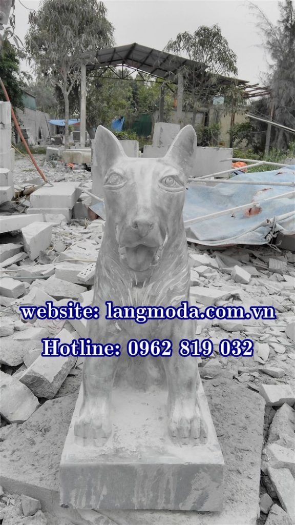 Chó đá phong thủy 08 , chó đá phong thủy
