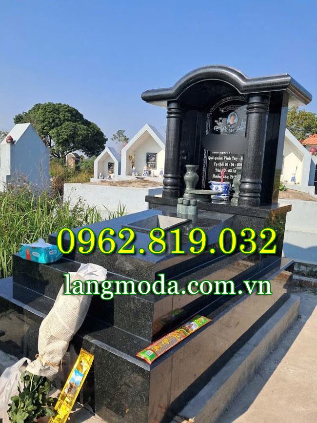 Các mẫu mộ đá một mái đẹp mới nhất