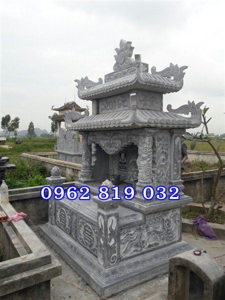 Mộ đá hai mái đẹp