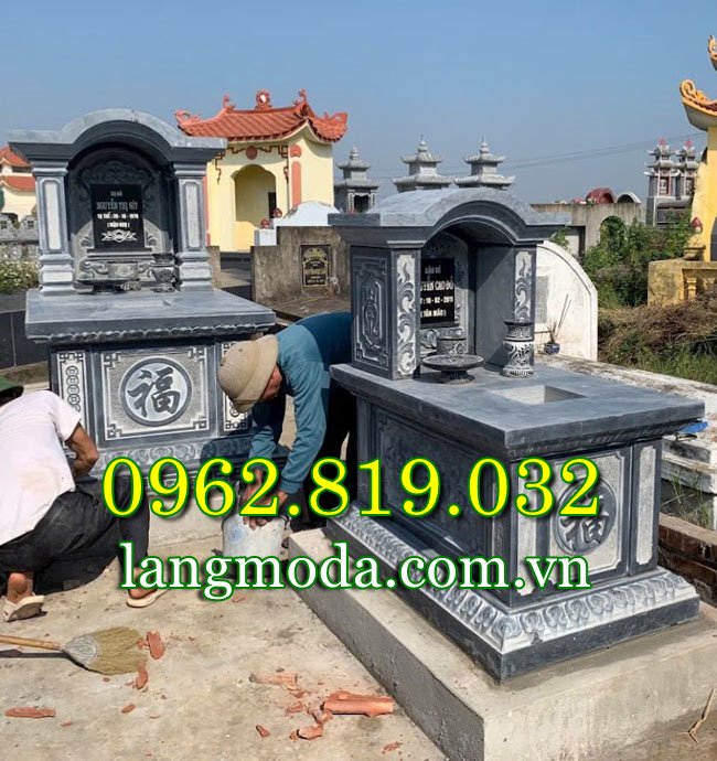 Mộ đá mái vòm bằng đá xanh tự nhiên