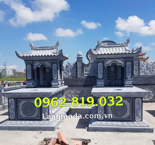 Mộ đá một mái bằng đá tự nhiên nguyên khối