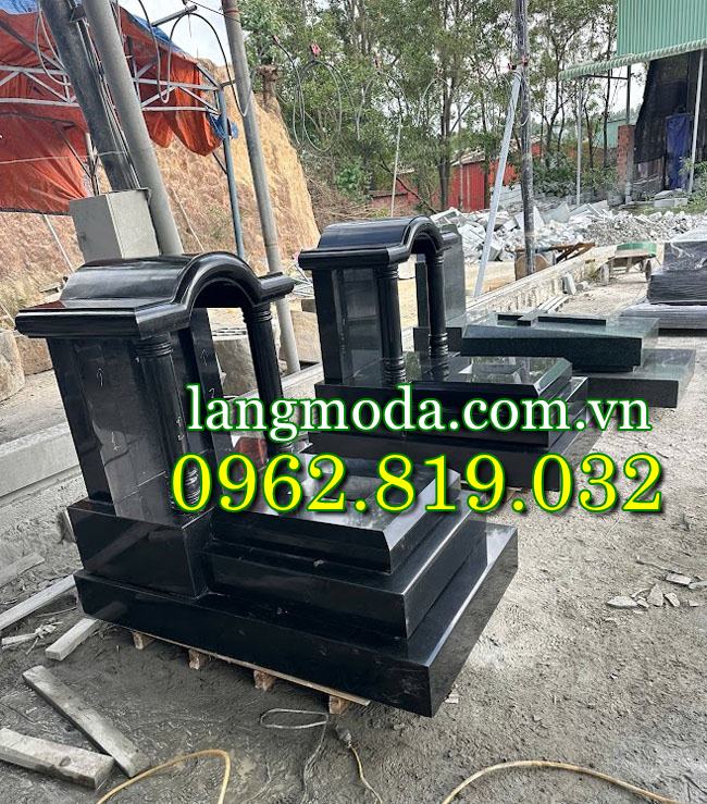 mộ một mái đá hoa cương cao cấp 
