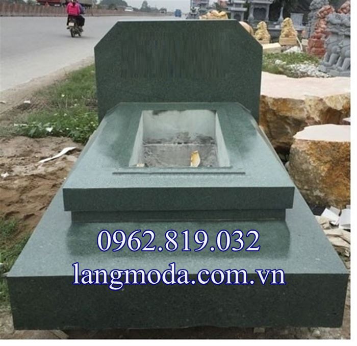 Lăng mộ đá xanh rêu nguyên khối giá rẻ nhất 2019, Lăng mộ đá xanh khối giá rẻ 2019