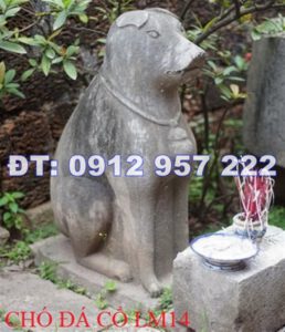 Tục thờ tượng con chó đá phong thủy ở Việt Nam rất phổ biến