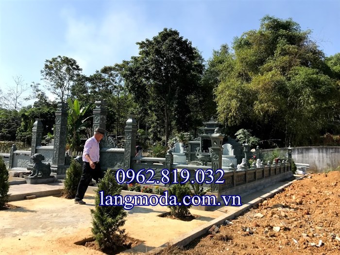 18 mẫu mộ đá xanh rêu đẹp cao cấp giá tốt