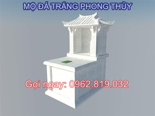 Mẫu lăng mộ đá trắng đẹp phong thủy cho người mệnh Kim và mệnh Thủy Mẫu lăng mộ đá trắng đẹp phong thủy cho người mệnh Kim và mệnh Thủy