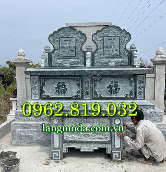 Mẫu mộ đá đẹp hiện đại tại Quảng Ninh