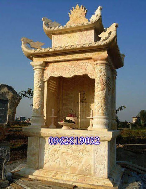 Lăng thờ chung trong khu lăng mộ đá gia đình