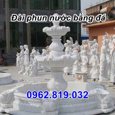 Mẫu đài phun nước bằng đá đẹp 32 - Đài phun nước bằng đá