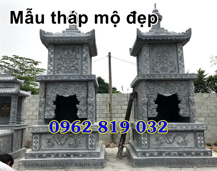 Mẫu tháp mộ đẹp để hài cốt bằng đá Bình Thuận