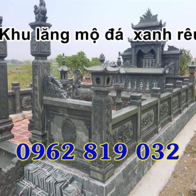 Khu lăng mộ gia tộc đẹp - Mẫu khu nhà mồ đẹp