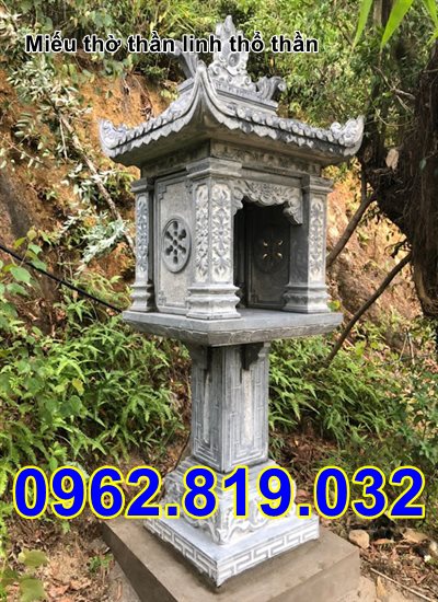 Mẫu miếu thờ sơn thần bằng đá 32 - Miếu thờ sơn thần đẹp