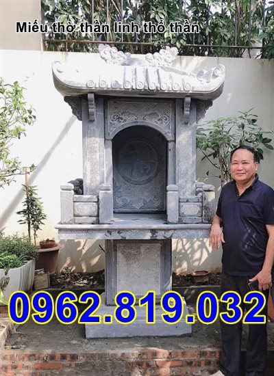 Miếu thờ thần linh đẹp bằng đá 32 - Miếu thờ thổ địa