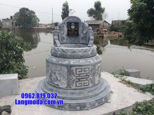 mẫu mộ tròn bằng đá đẹp
