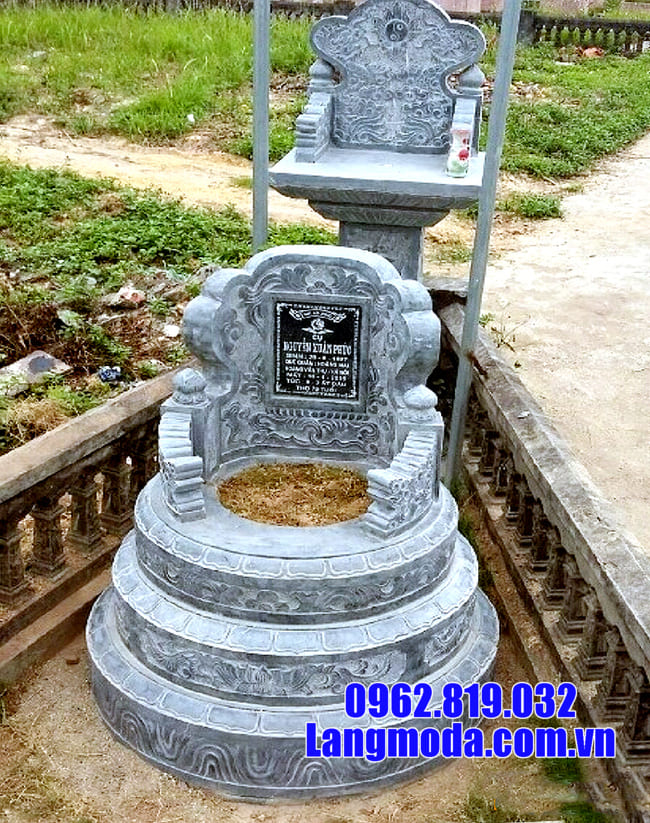 Giá mộ bằng đá xanh đẹp