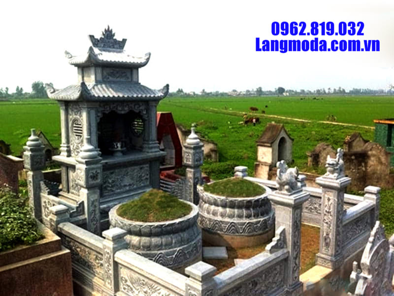 Mẫu lăng mộ đá đang được ưa chuộng tại Ninh Bình