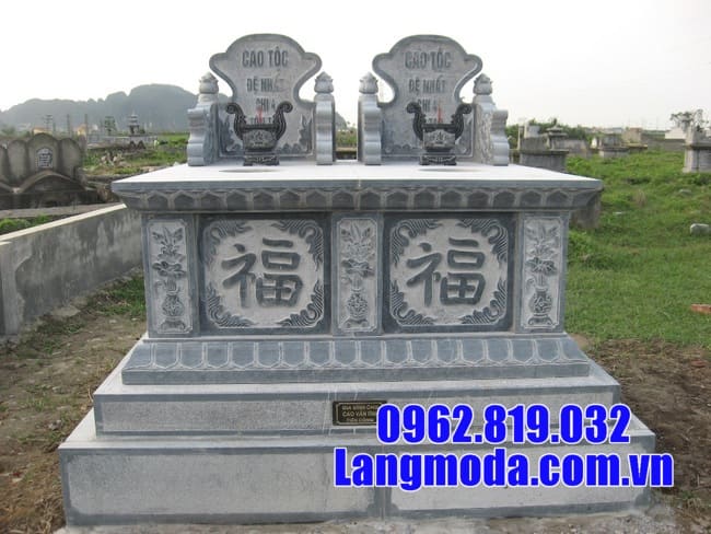 Ưu điểm của mộ được làm từ đá xanh nguyên khối