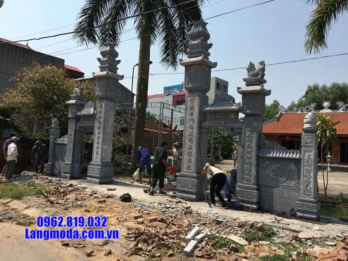 cổng bằng đá đẹp