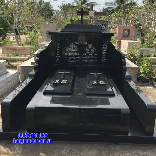 mẫu mộ cho người theo đạo bằng đá đẹp