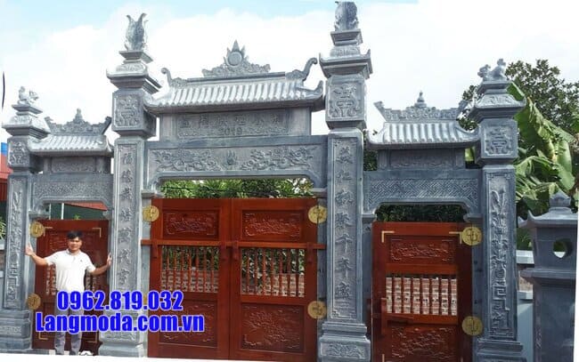 cổng chùa đẹp bằng đá