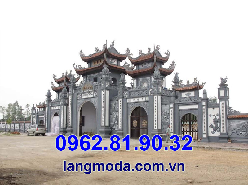 Cổng chùa theo kiến trúc biến thể