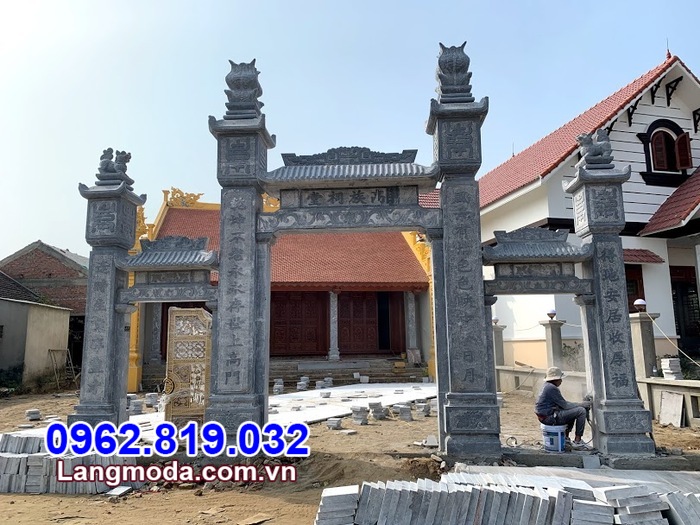 mẫu cổng chùa đẹp
