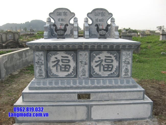 mộ đôi bằng đá xanh thanh hóa