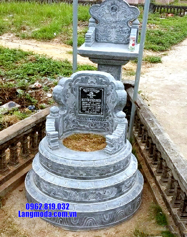 mộ tròn bằng đá xanh thanh hóa