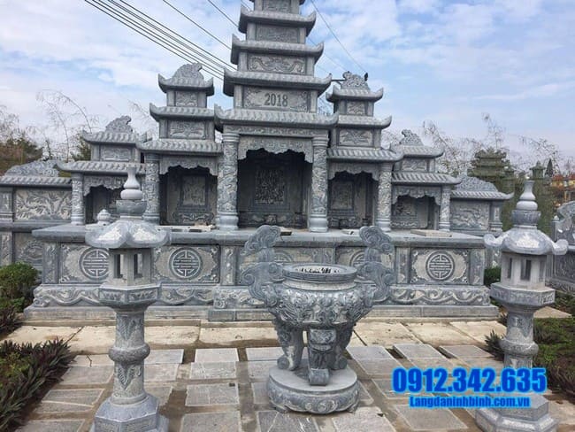 khu lăng mộ đá đẹp nhất tại Đồng Tháp