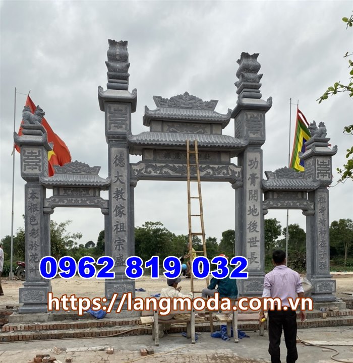 Mẫu cổng đình làng đẹp tại bắc Ninh