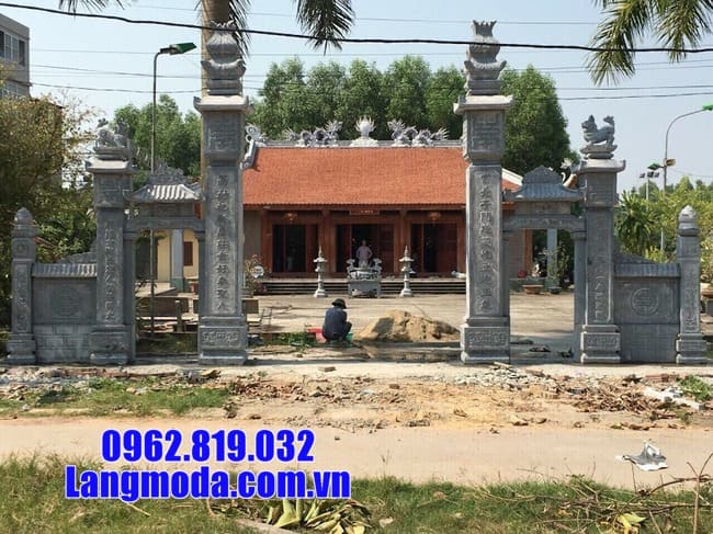 mẫu cổng nhà thờ họ tại Lạng Sơn
