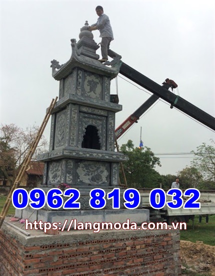 Tháp mộ đá để hũ tro cốt Đồng Tháp - Mẫu mộ đá đẹp thờ cốt Đồng Tháp