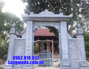 các mẫu cổng nhà thờ họ bằng đá tại Bắc Giang