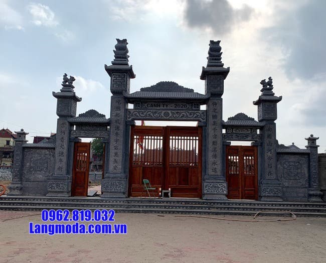 cổng tam quan bằng đá tại Cao Bằng đẹp nhất