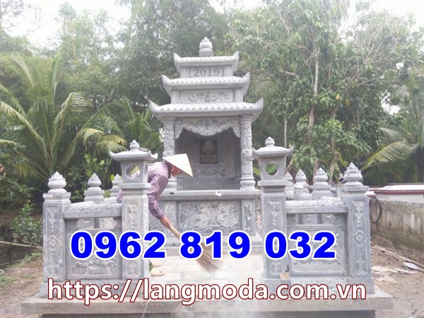 Khu nhà mồ đẹp để hũ tro cốt tại Vĩnh Long- Mẫu tháp mộ để tro cốt đẹp Vĩnh Long