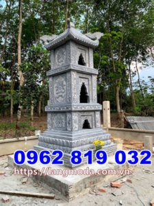 Mẫu tháp mộ đá để tro cốt tại Phú Yên