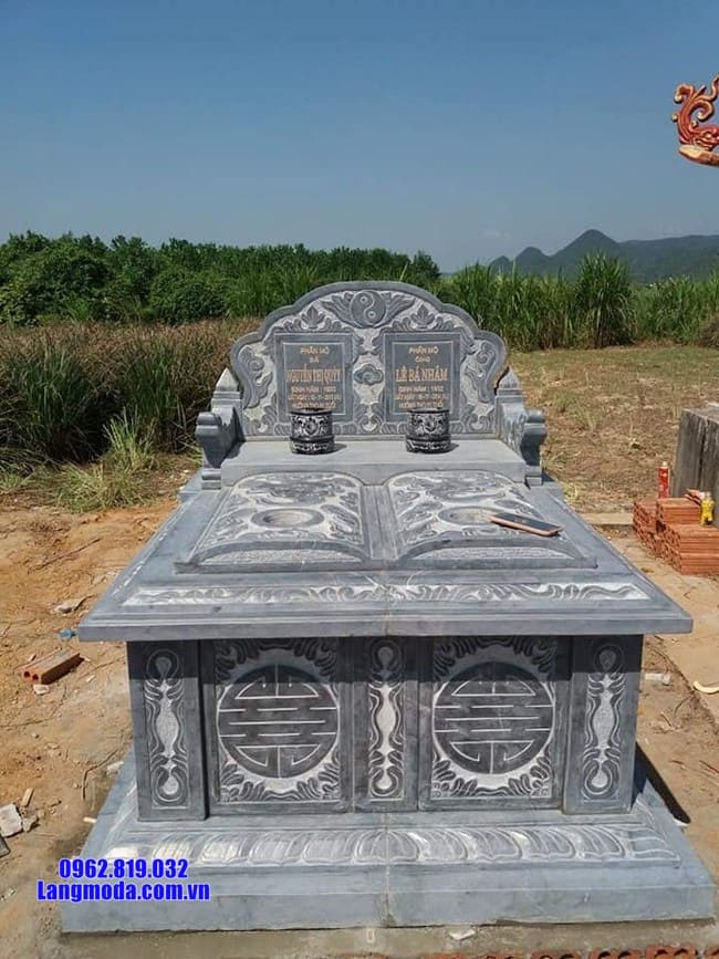 mộ đôi bằng đá tại An Giang đẹp nhất